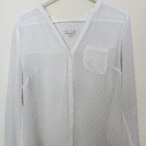 White dotted Blouse